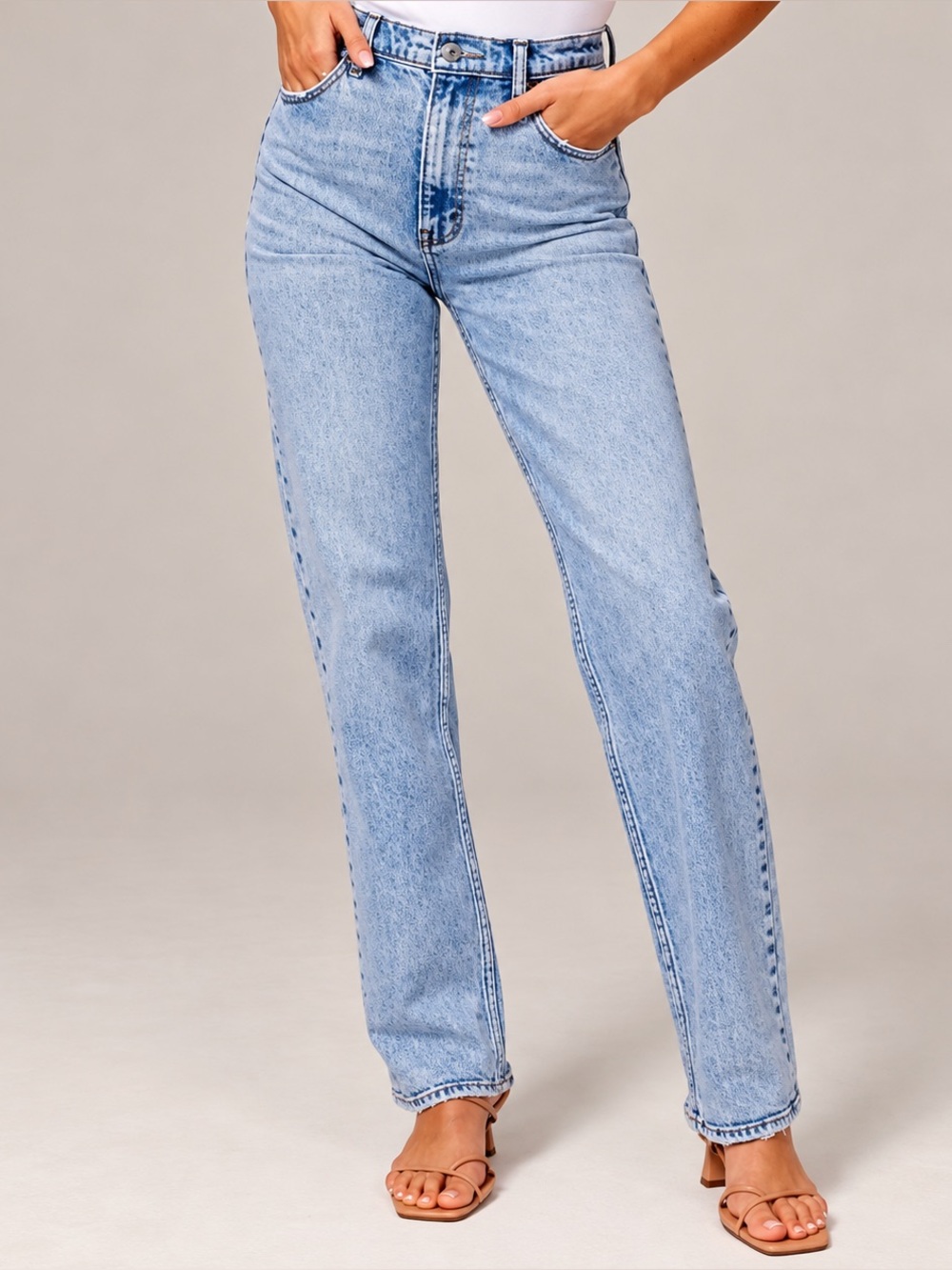 Abercrombie & Fitch The 90’s Straight Ultra High Rise Jeans